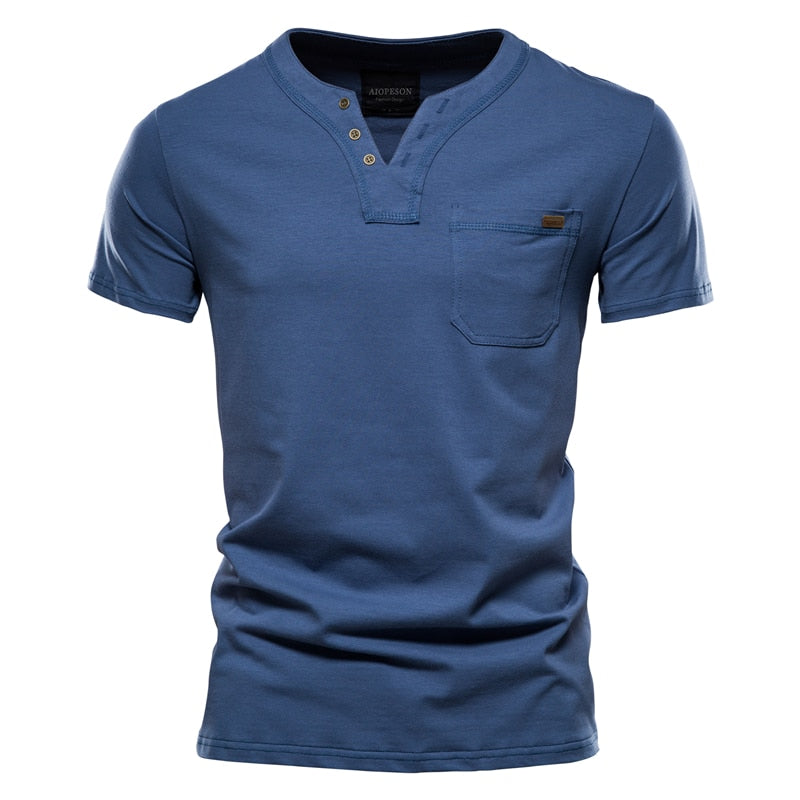 Camisa masculina gola v