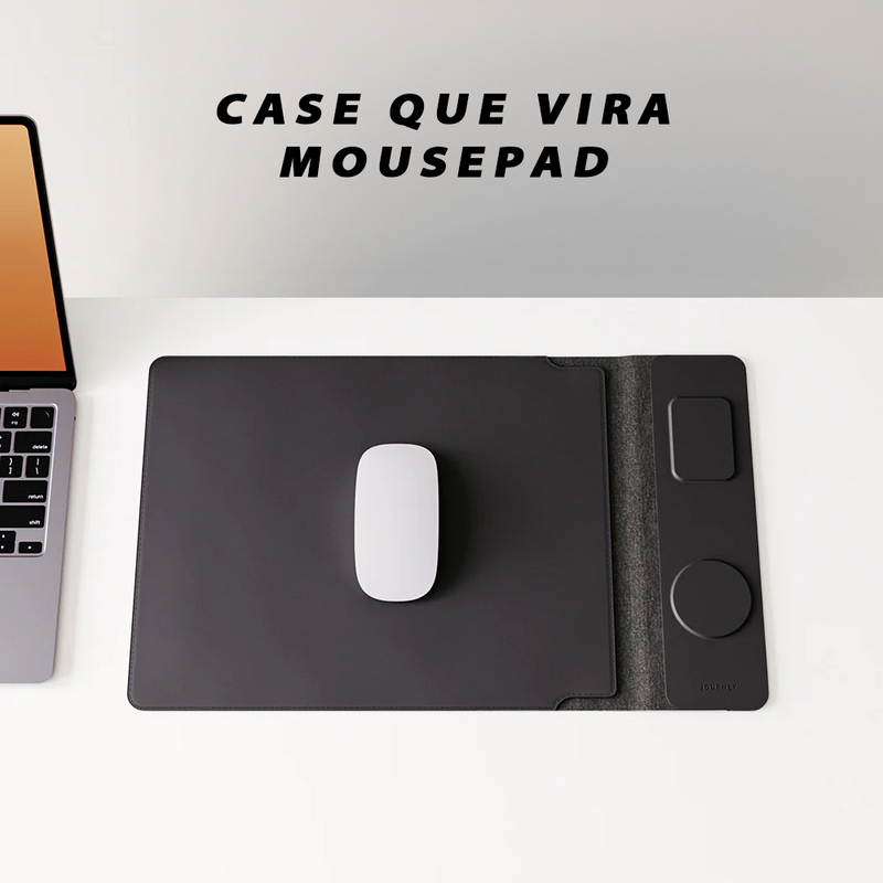 Capa Notebook com Carregador Wireless 13 a 16 Polegadas 4em1