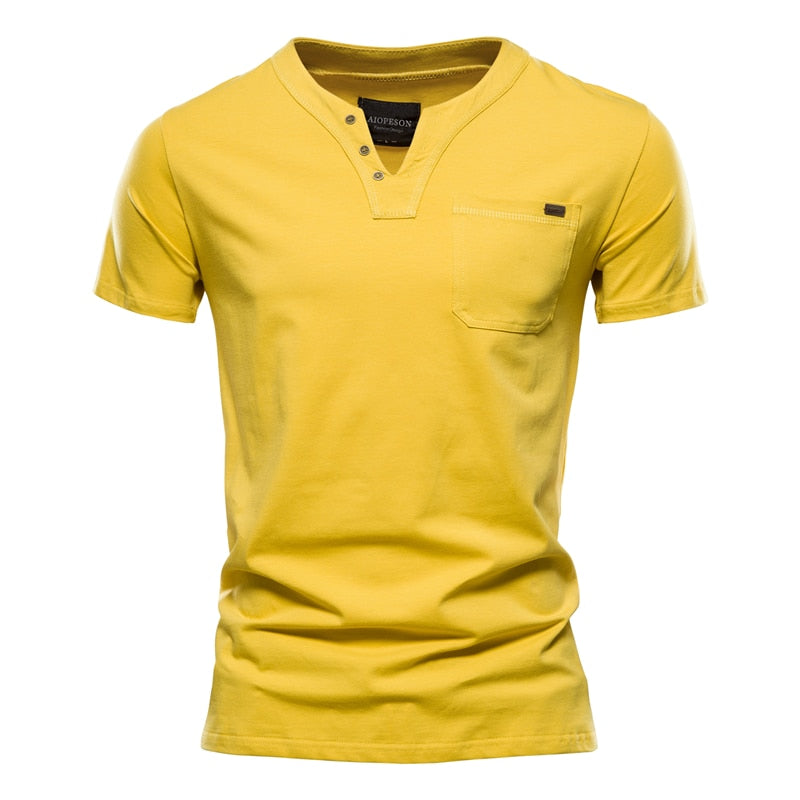 Camisa masculina gola v