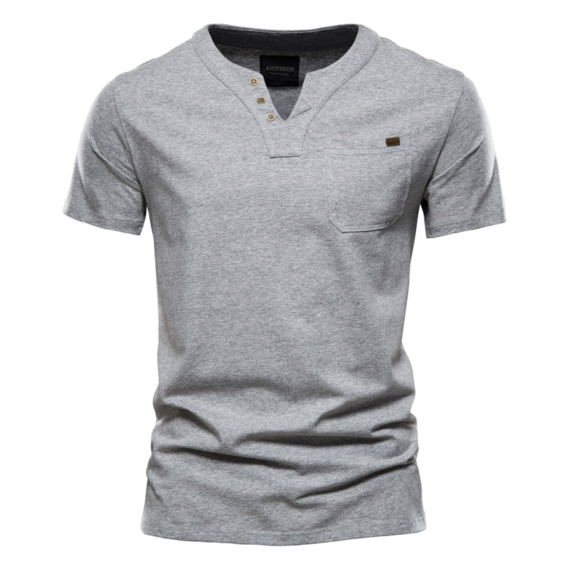 Camisa masculina gola v