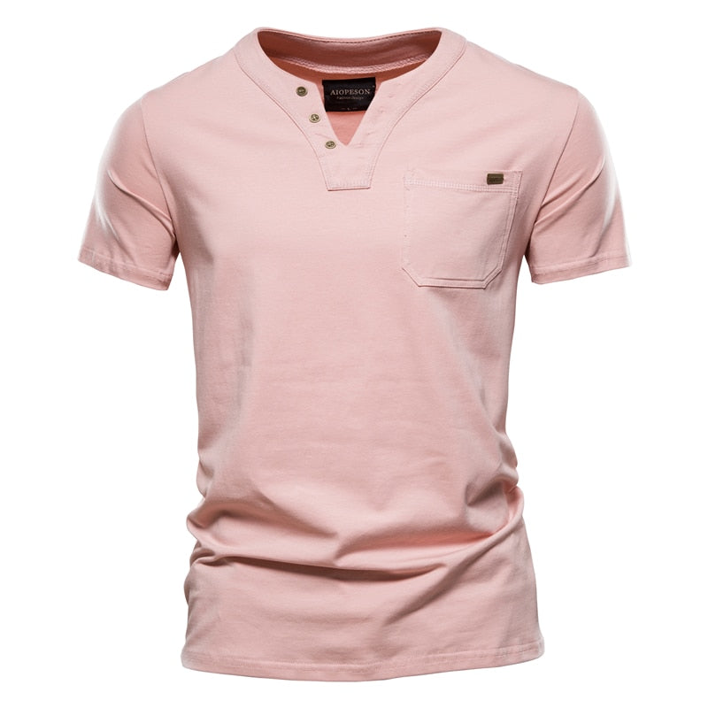 Camisa masculina gola v